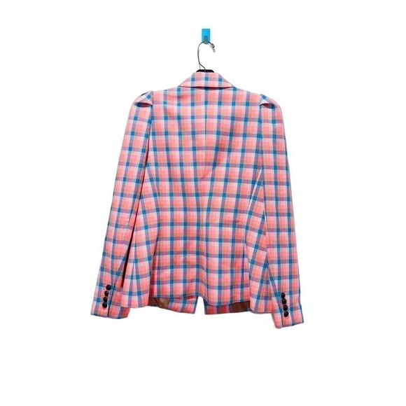 Smythe box pleat blazer begonia check US10 - Picture 6 of 9
